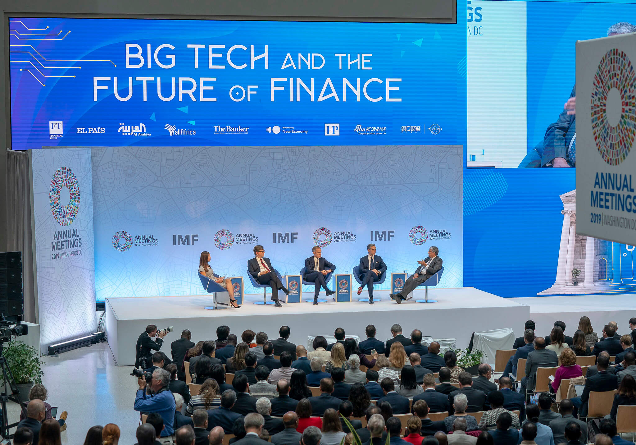 DeWit-Seminar van het IMF over 'Big Tech and the Future of Finance' in 2019. IMF - Flickr