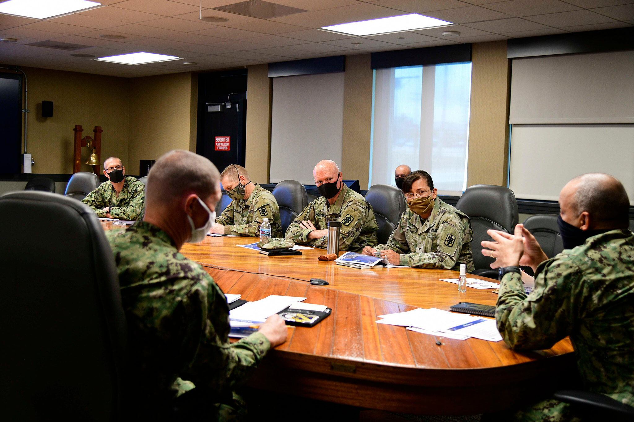 Klijn-COVID-19 response plan briefing by the Joint Region Marianas (JRM) in April 2020. U.S. Indo-Pacific Command
