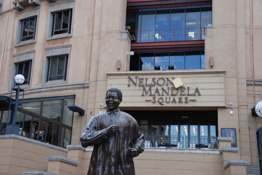 Nelson Mandela Square in Johannesburg
